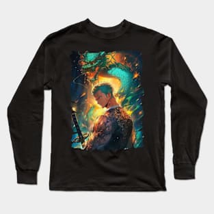 RORONOA ZORO MERCH VTG Long Sleeve T-Shirt